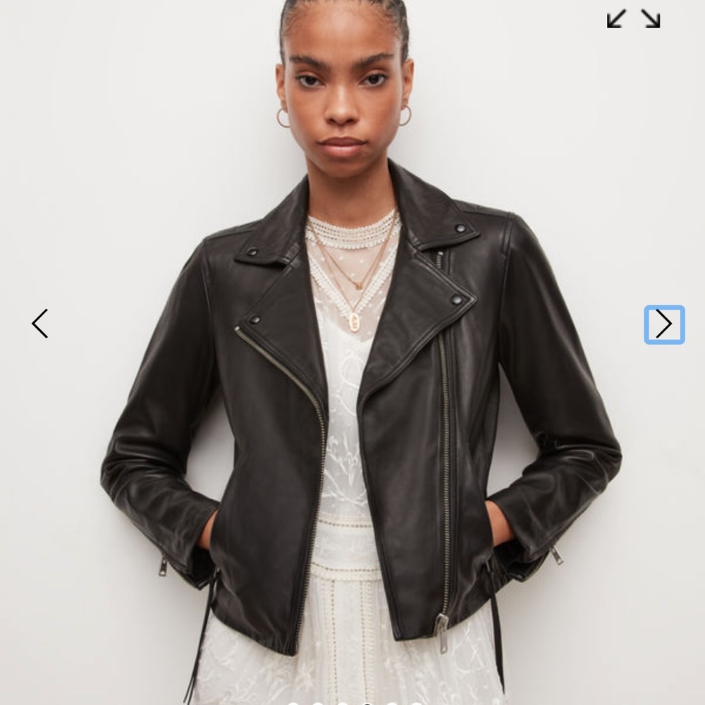 All saints Dalby leather biker jacket (perfect condition)